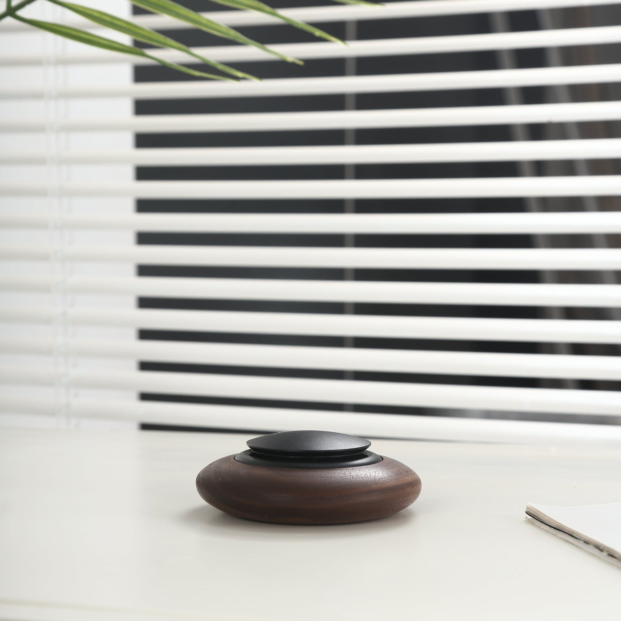 Solid Walnut Car Diffuser - Adjustable Wooden Aromatherapy Air Freshen ...