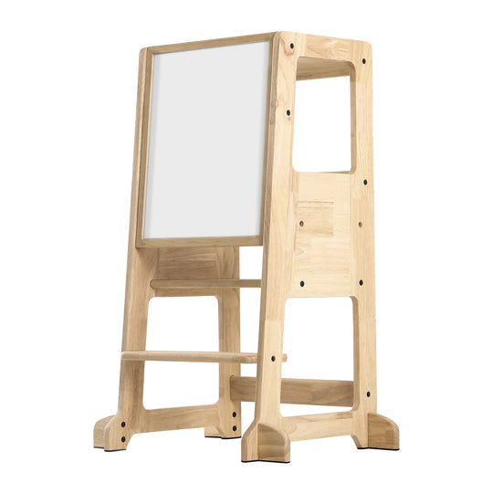 Wooden Adjustable Kids Kitchen Learning Stool