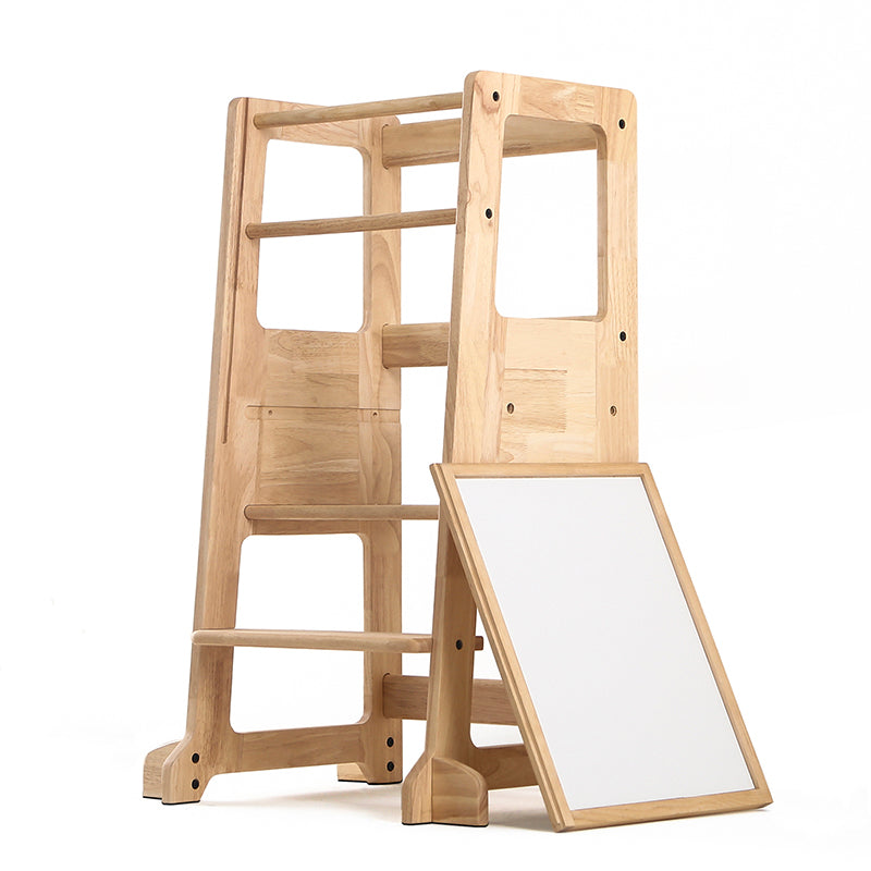 Wooden Adjustable Kids Kitchen Learning Stool