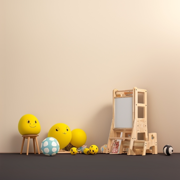 wooden toddler step stool tower