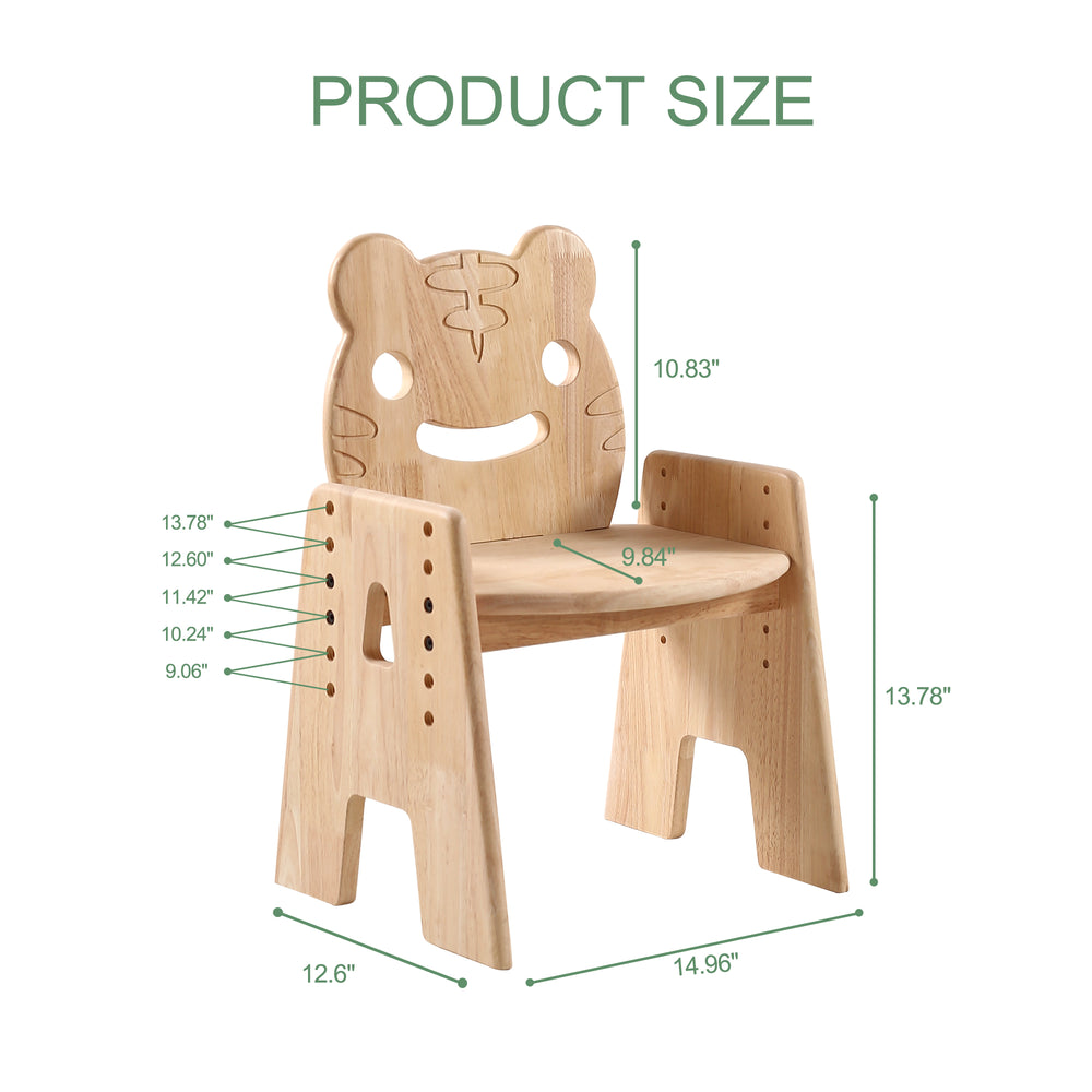 wooden-kids-chair-solid-wood-product size