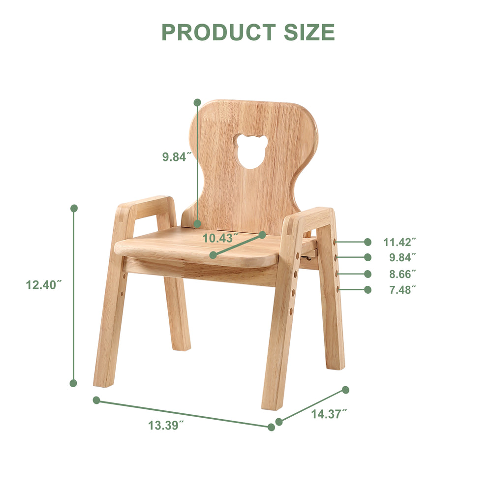 Wooden Kids Chair (Bear)